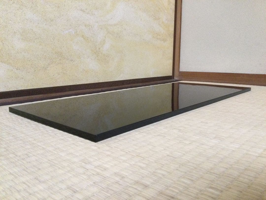 茶道具 長板 2枚揃 塗師香川揮山 供箱 讃岐 L369