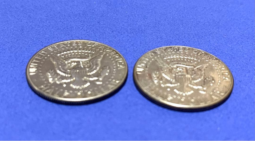 1968 ケネディハーフダラー銀貨 2枚セット