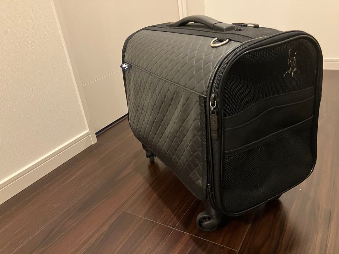 OFT ペット用キャリーケース キャスター付き ショルダーベルト付