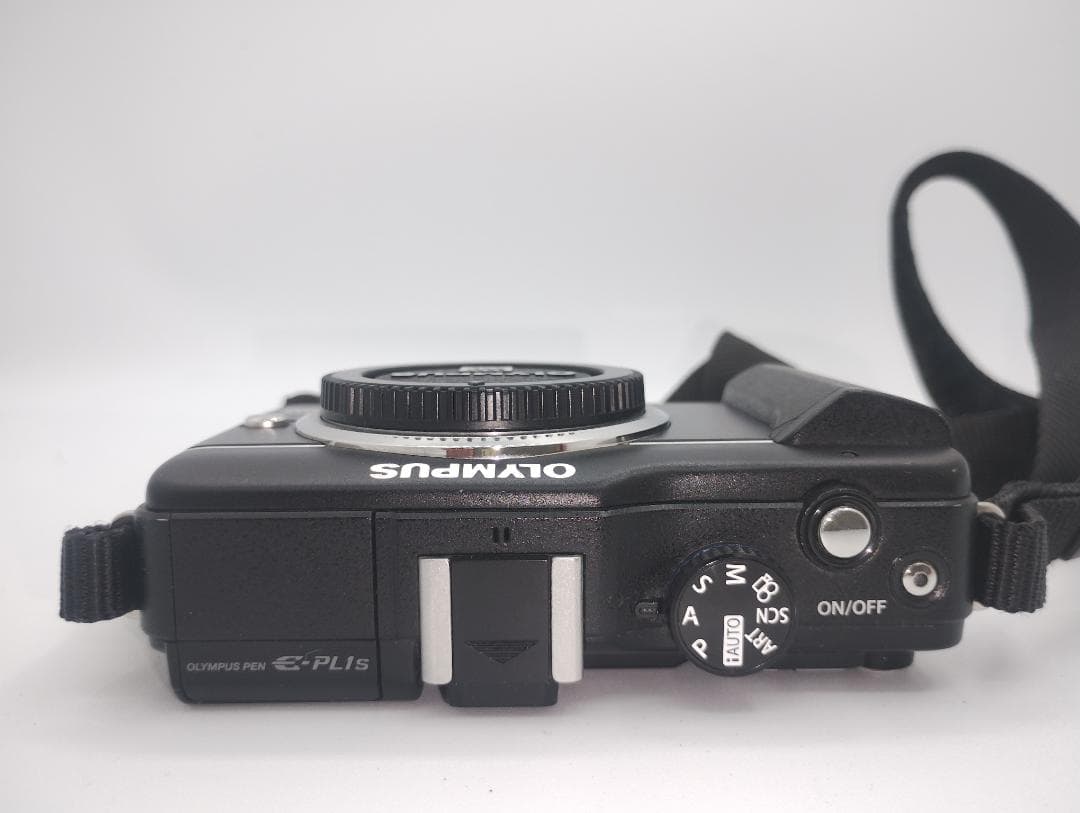 OLYMPUS PEN E-PL1s ボディブラック 外観美品 手ぶれ補正故障