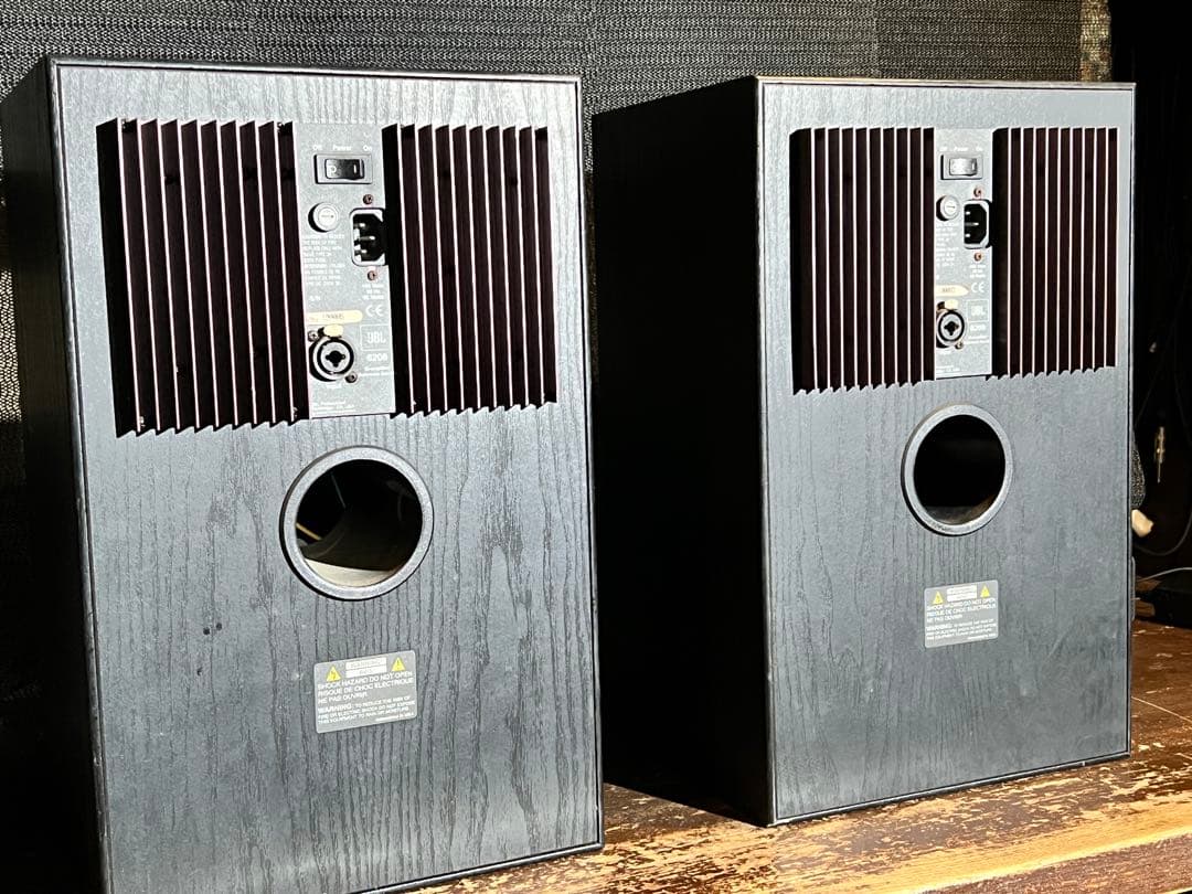 【名機】JBL 6208 バイアンプ・リファレンス・モニター（ペア）