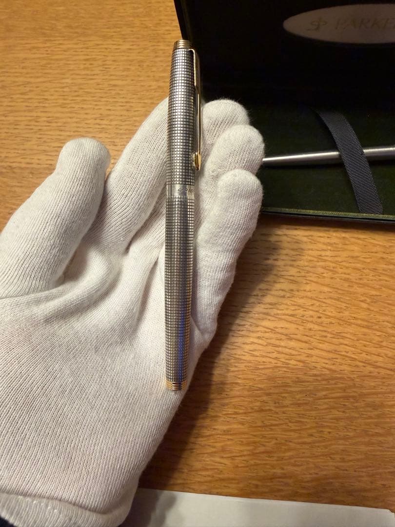 Parker 75 Ciselé 万年筆 XF ＋ Parkerボールペン