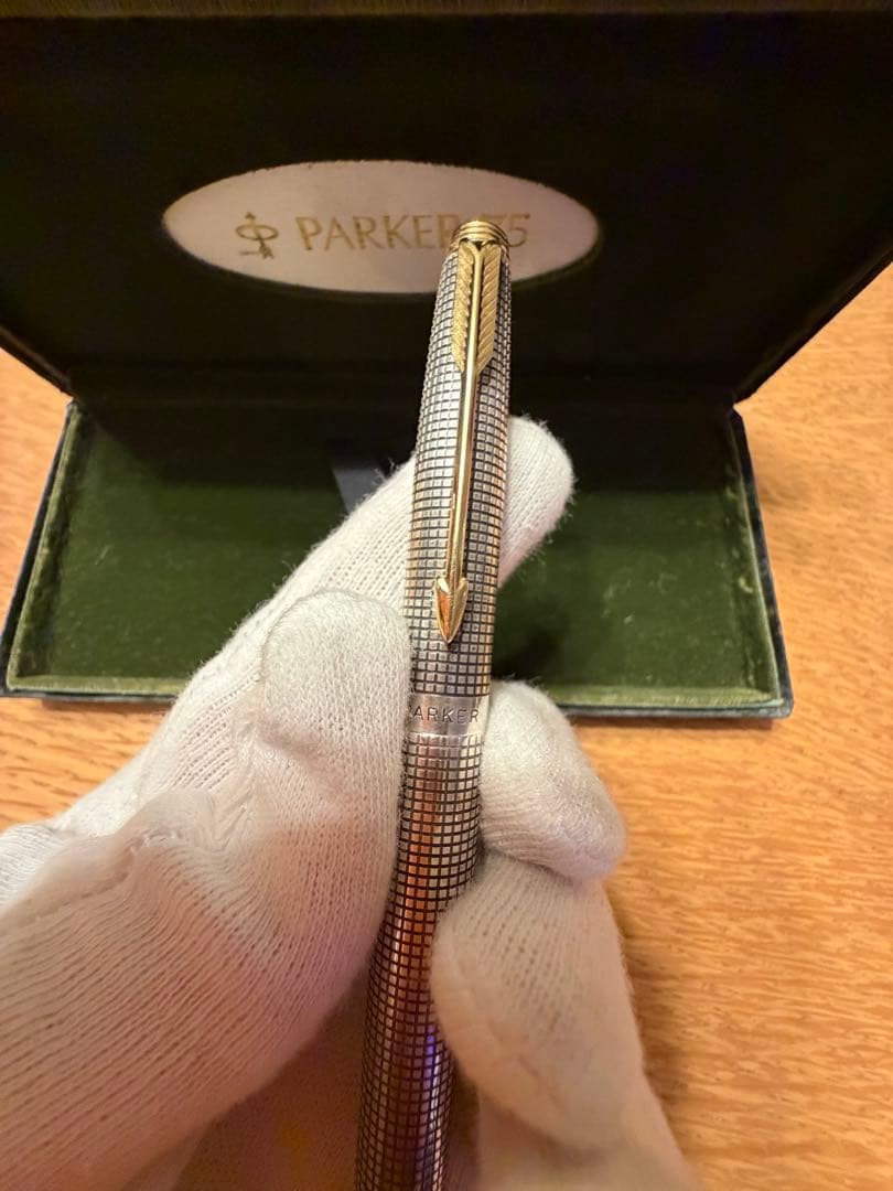 Parker 75 Ciselé 万年筆 XF ＋ Parkerボールペン
