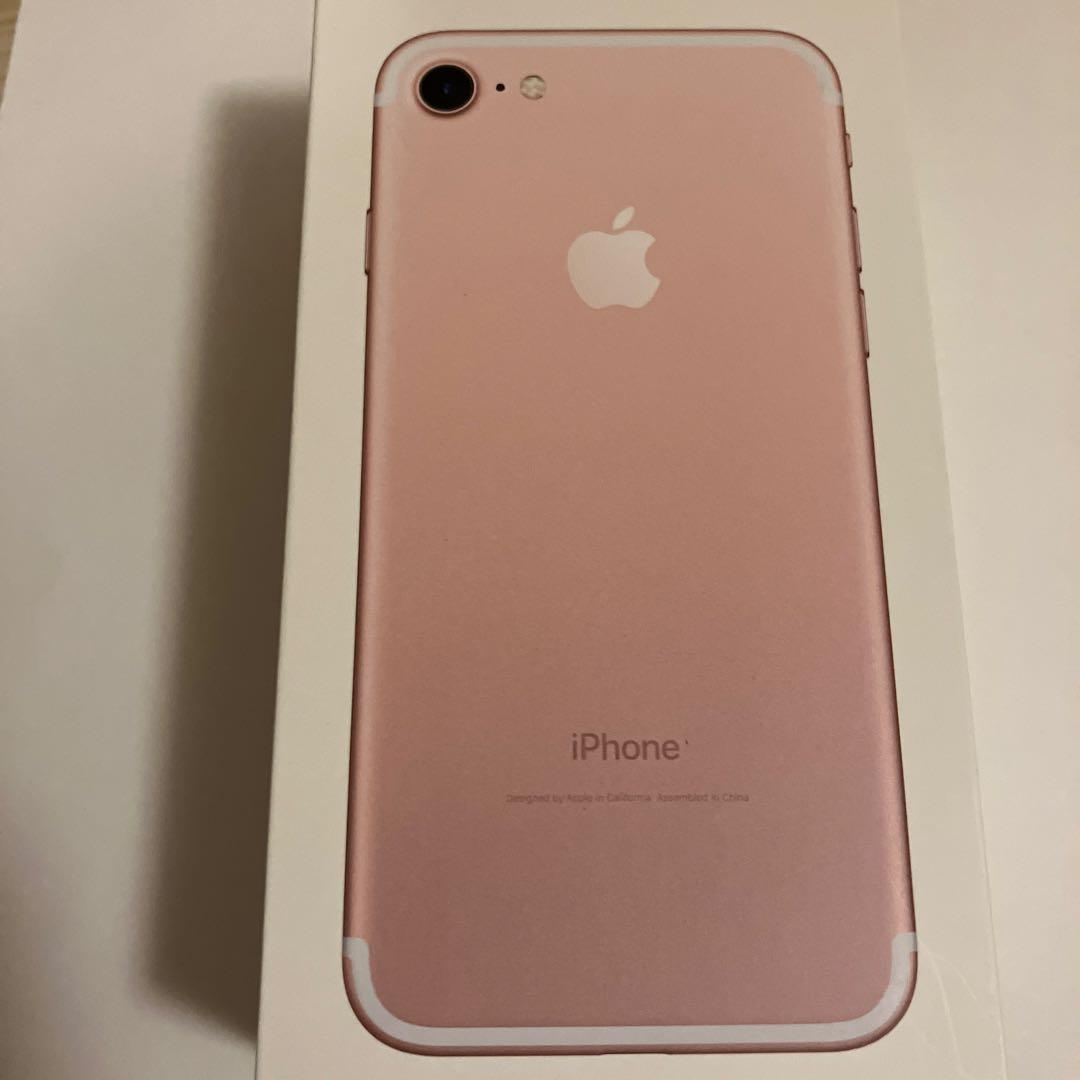 iPhone7 32GB ローズゴールド SIMフリー 初期化済 docomo