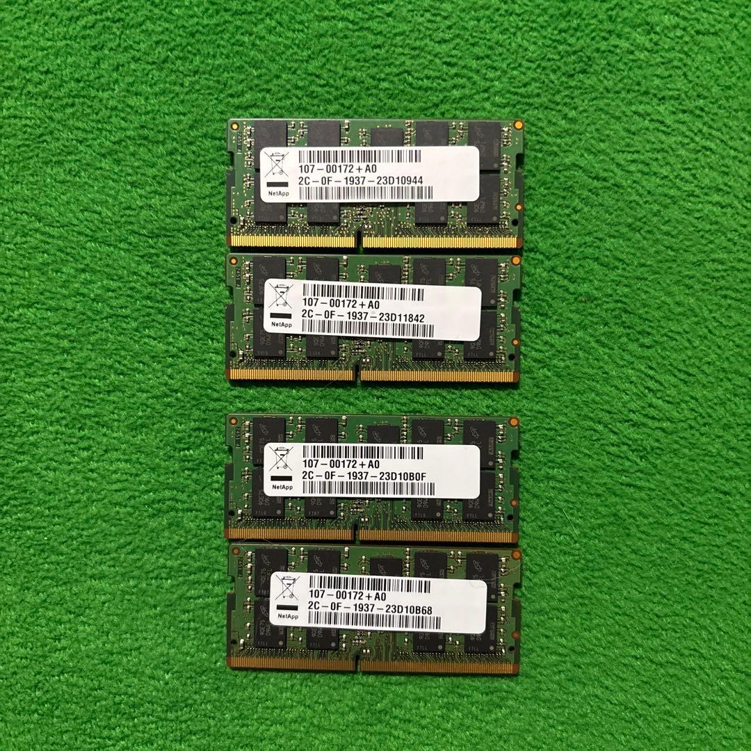 16GB DDR4 2666Vメモリ 4枚セット