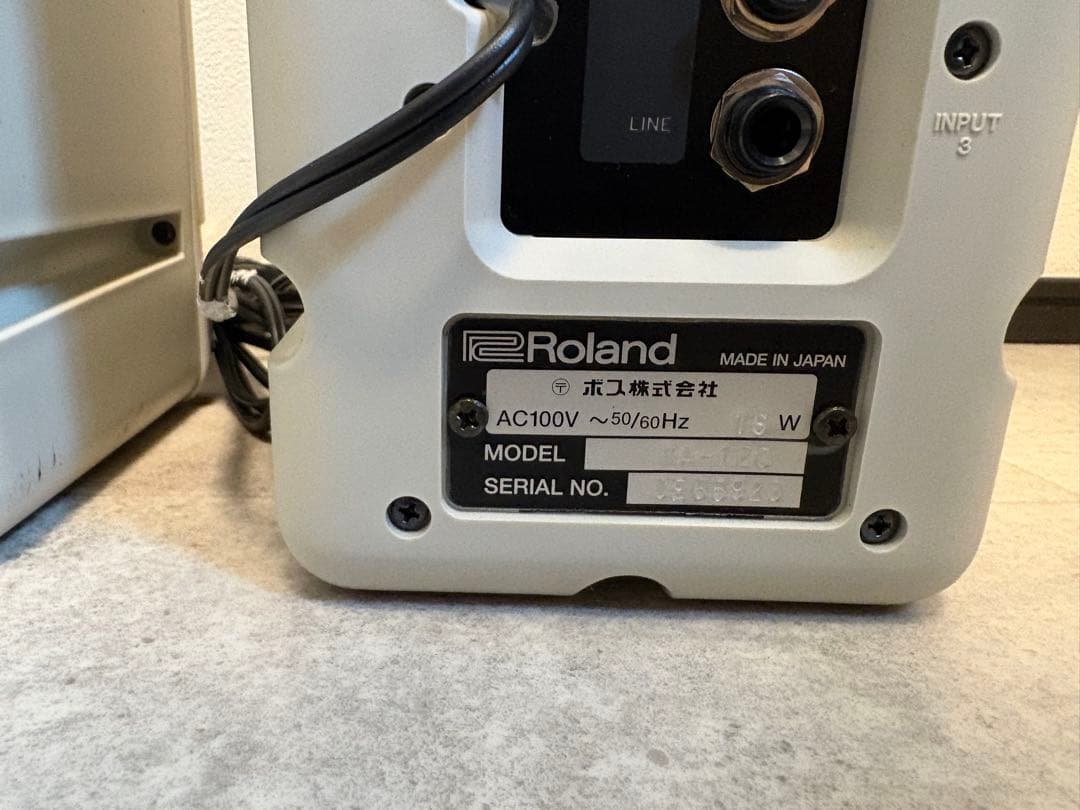 Roland MA-15 モニタースピーカー　通電確認済み