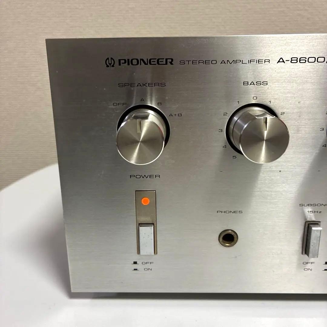Pioneer パイオニア ステレオアンプ A-8600X 通電確認のみ