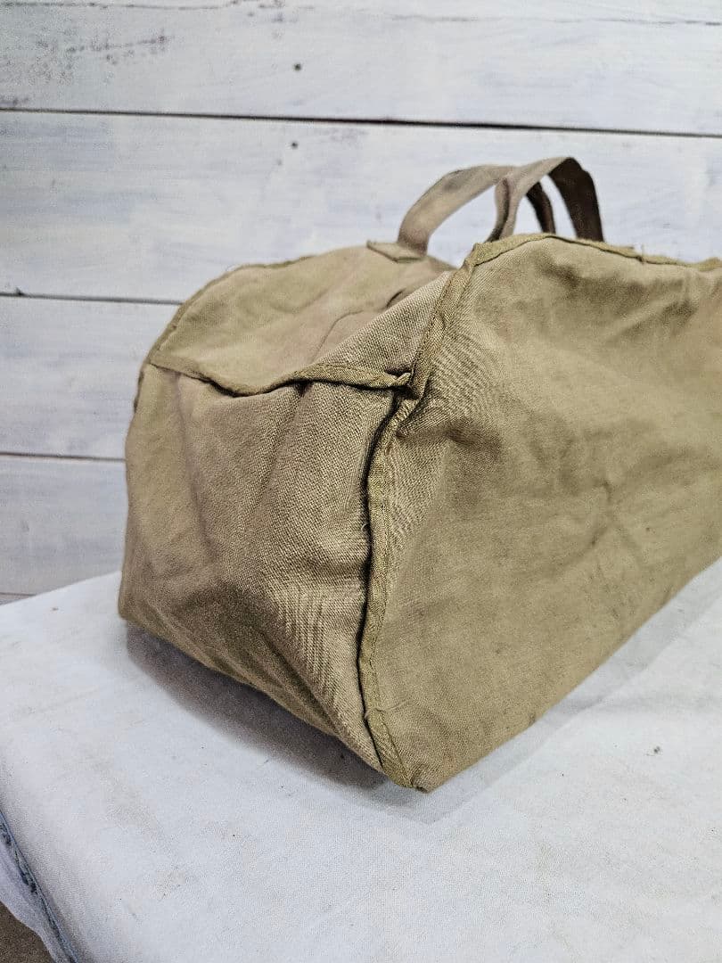 USA ANTIQUE 20-30s ミリタリーダッフルバッグ Hookless