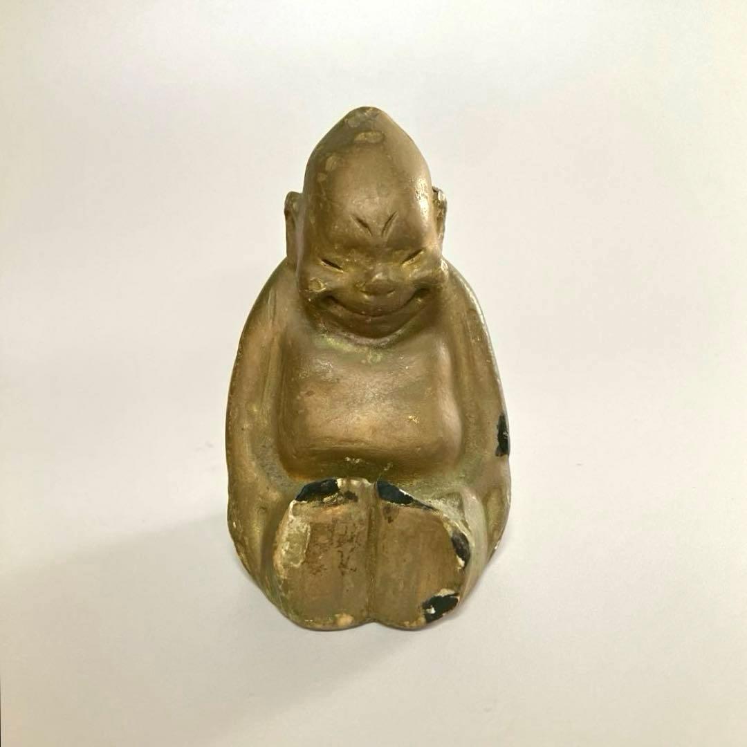 世界の民芸　明治期　シカゴ　ビリケンカンパニー　石工像　初期作品　骨董　郷土玩具