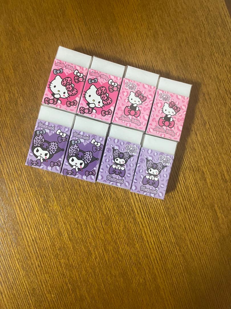 サンリオ文房具　まとめ売り　チャーム　においつき　六角　丸型