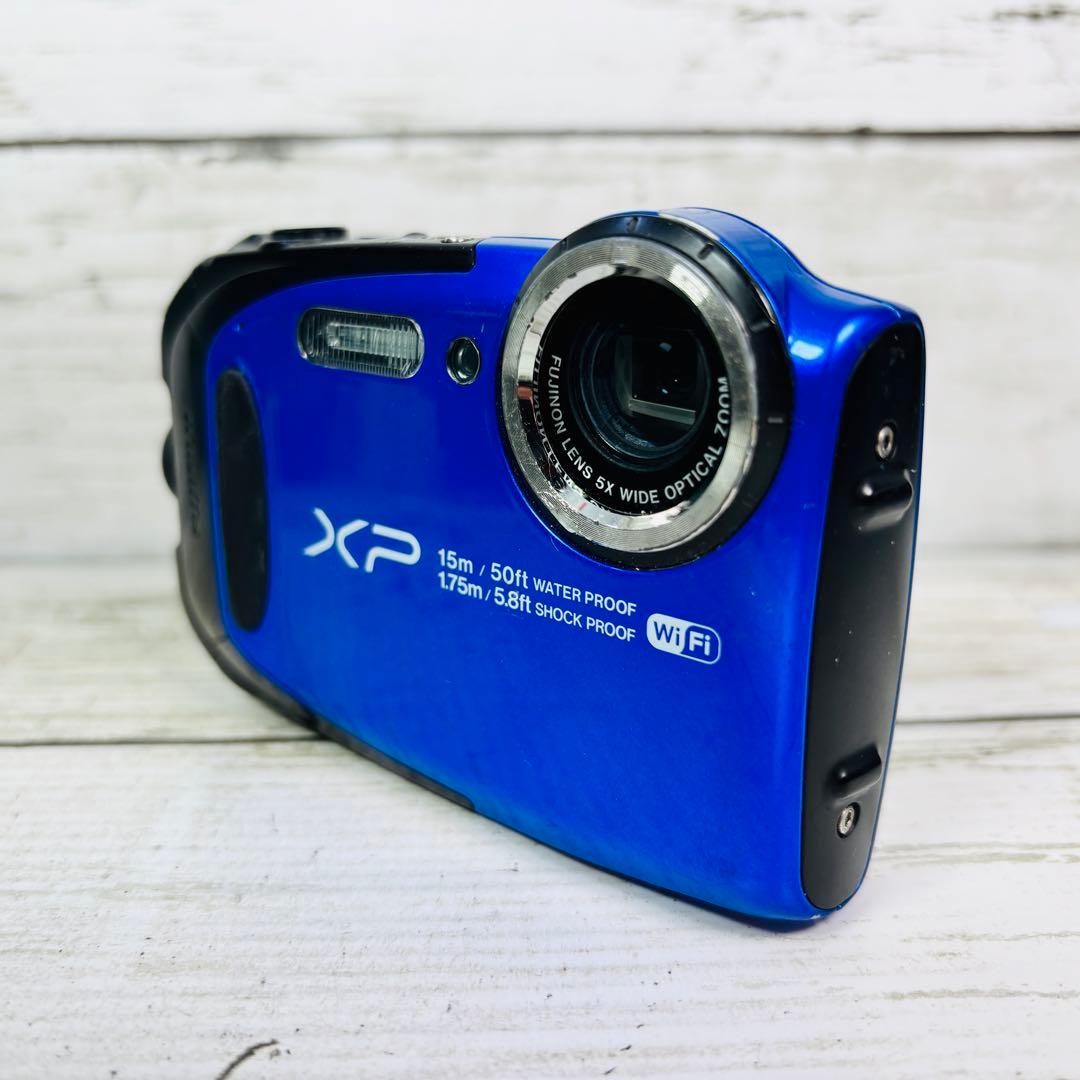 【動作良好】富士フイルム デジタルカメラ FINEPIX XP80 ブルー