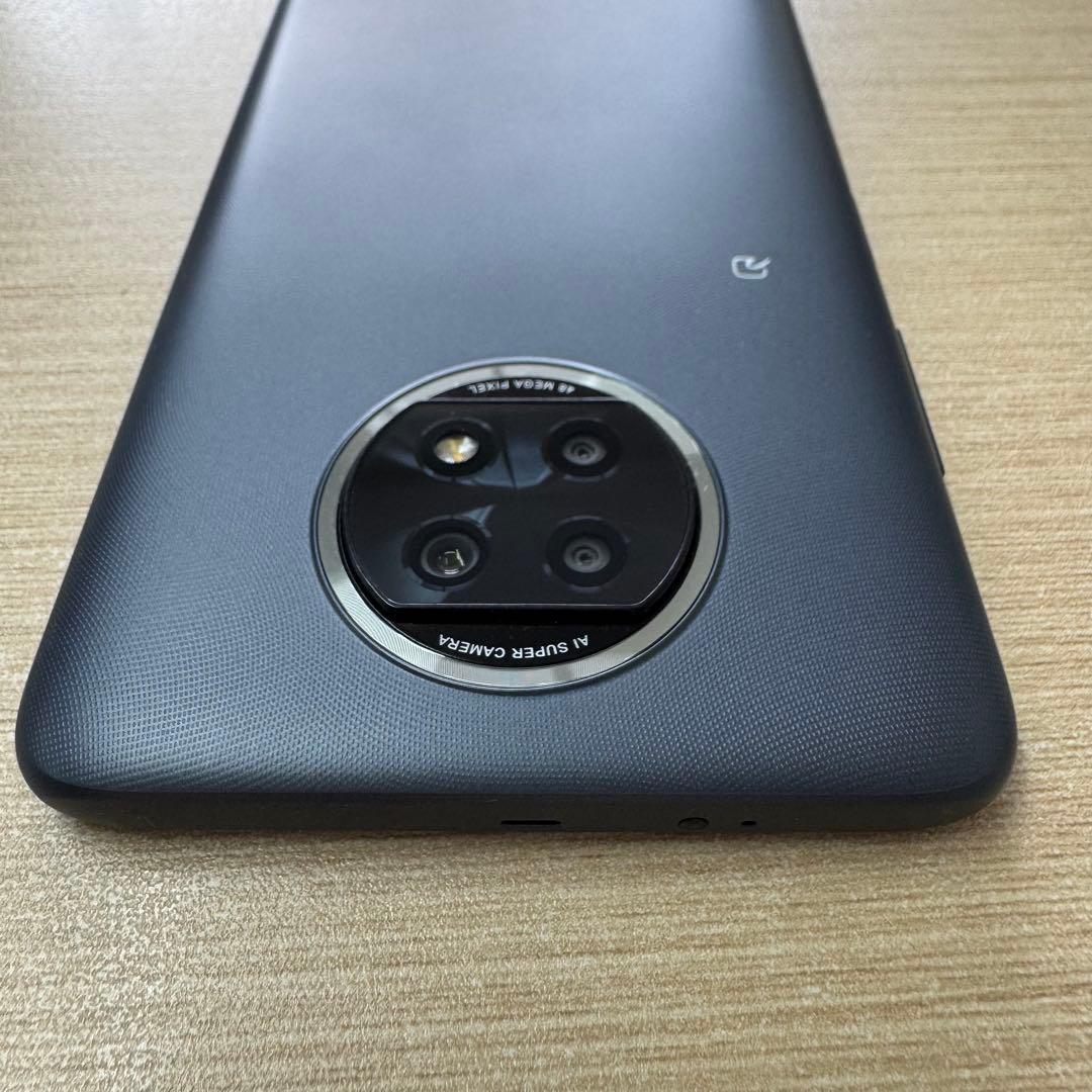 値下げ/超美品Xiaomi Redmi Note 9T 5G ブラック 本体