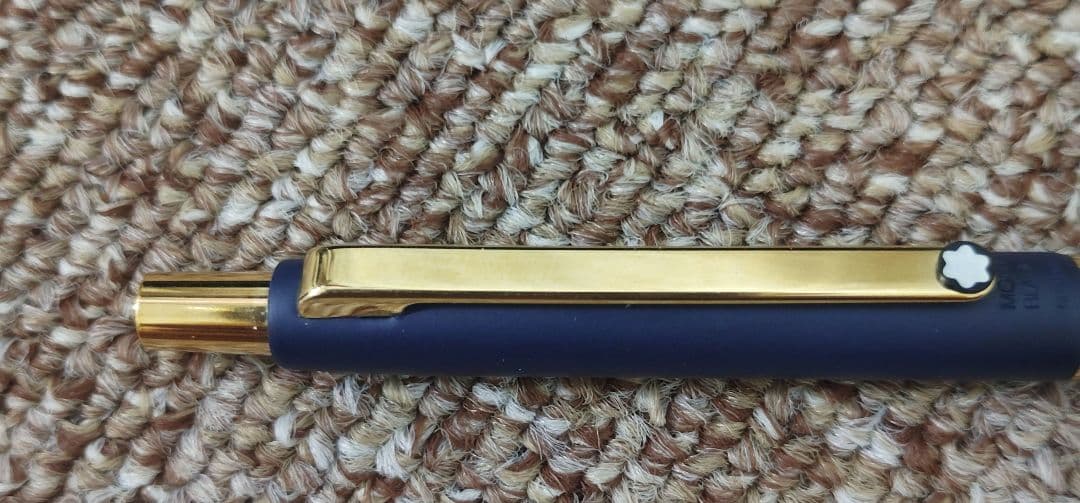 MONT BLANC スリムラインノック式ボールペン黒 S-Line モンブラン