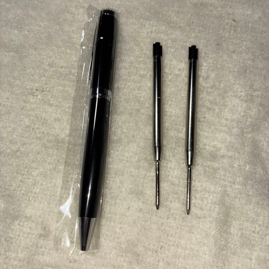 未使用 黒 ボールペン 替え芯付き