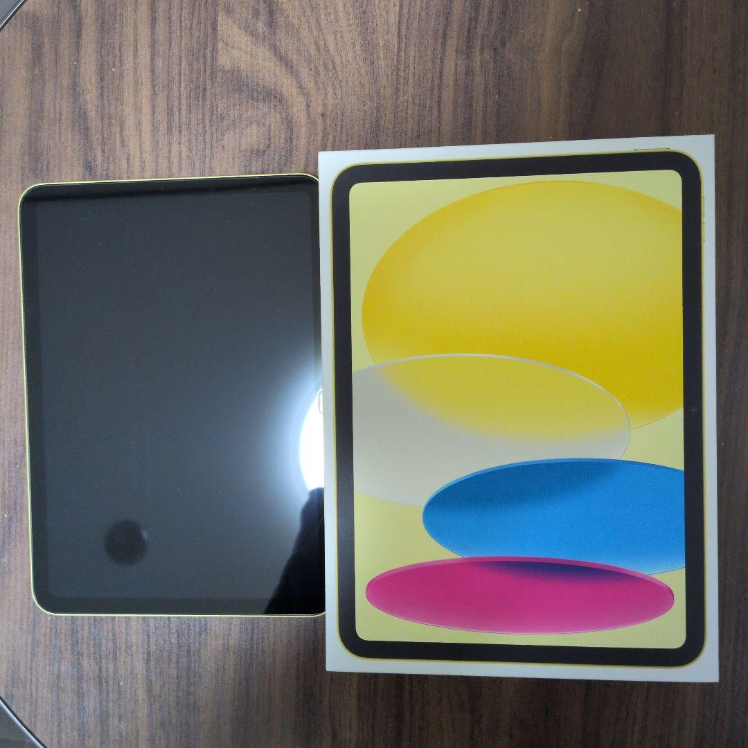 iPad　第11世代 (A16) WiFi 128GB イエロー、純正ケース